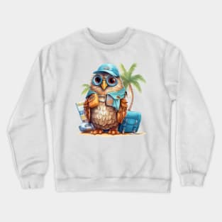 Owl on Vacation #6 Crewneck Sweatshirt